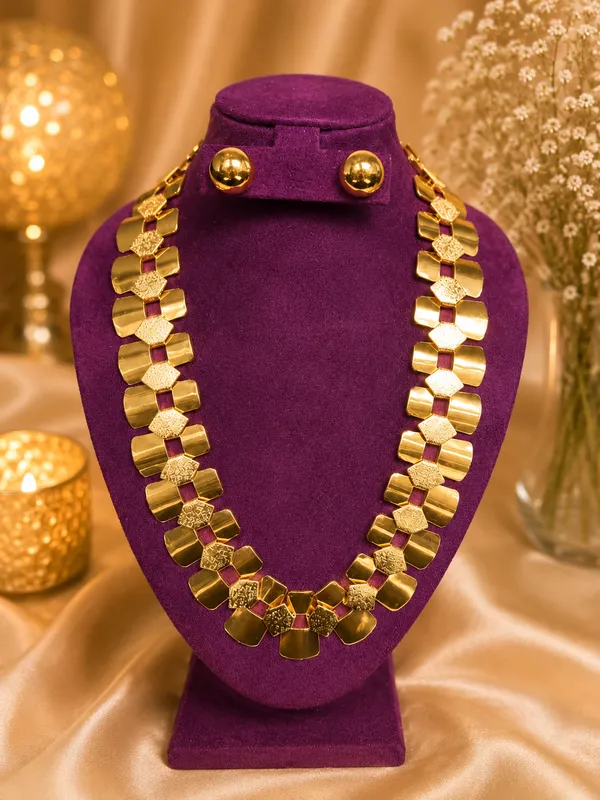 Modern_Gold_Statement_Necklace_Set