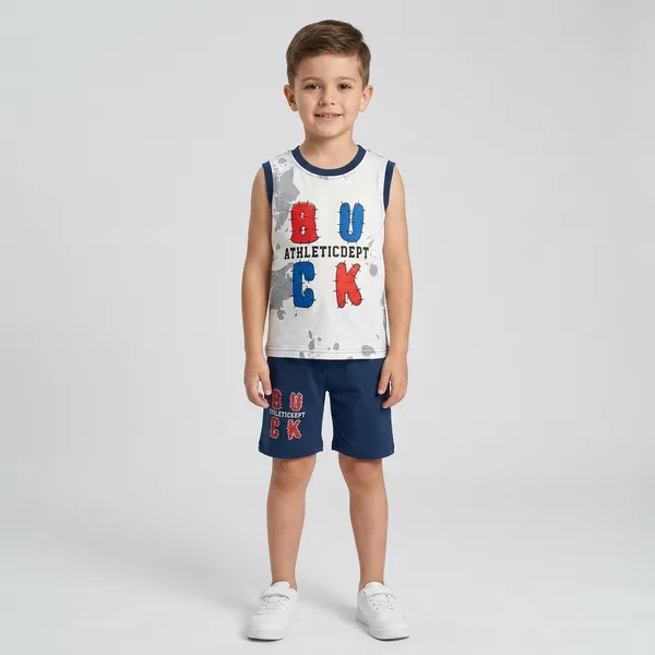 Maroon_Cotton_Sleeveless_Graphic_T-Shirt_And_Shorts_For_Boys_And_White_And_Navy_Blue_Cotton_Sleeveless_T-Shirt_And_Shorts_For_Boys