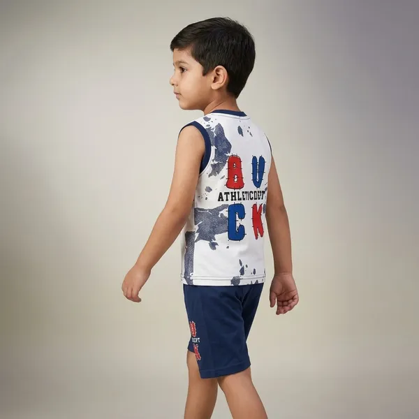 Maroon_Cotton_Sleeveless_Graphic_T-Shirt_And_Shorts_For_Boys_And_White_And_Navy_Blue_Cotton_Sleeveless_T-Shirt_And_Shorts_For_Boys