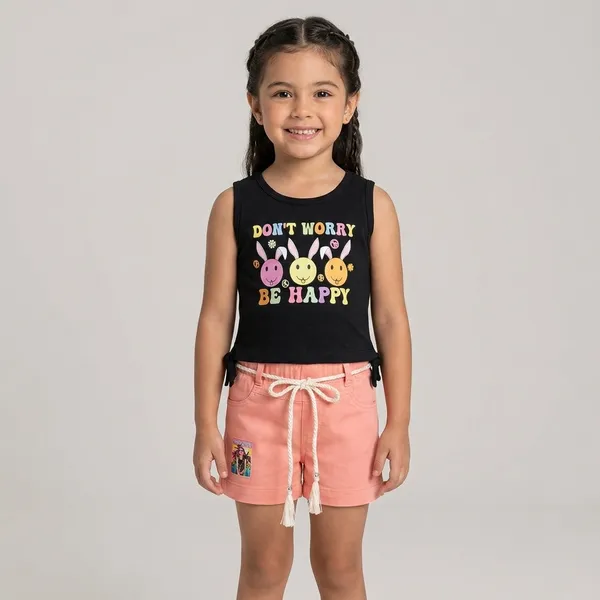 Black_And_Peach_Cotton_Blend_Graphic_Tank_Top_And_Shorts_For_Girls_And_Sky_Blue_Cotton_Sleeveless_Graphic_T-Shirt_And_Shorts_For_Boys