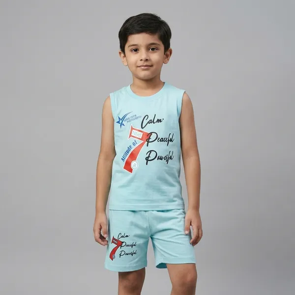 Sky_Blue_Cotton_Sleeveless_Graphic_T-Shirt_And_Shorts_For_Boys