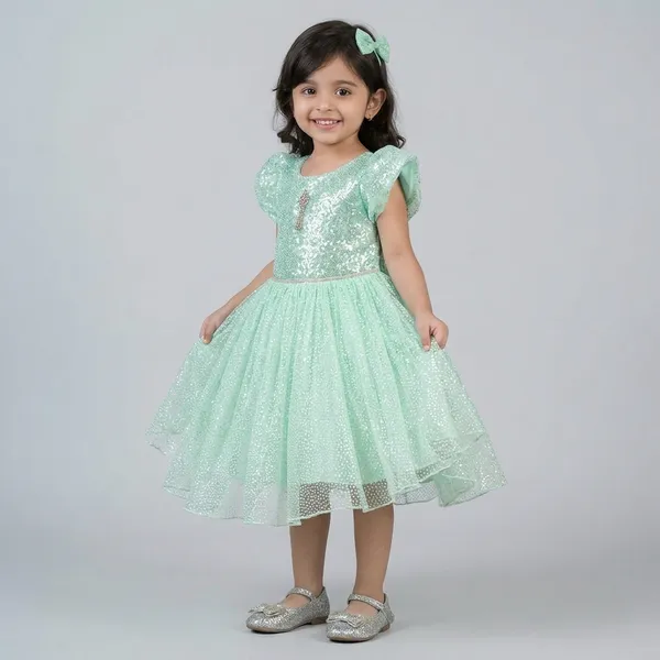 Mint_Green_Tulle_Flared_Party_Frock_For_Girls