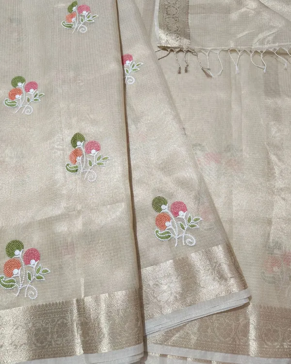 Off_White_Tissue_Saree_For_Women