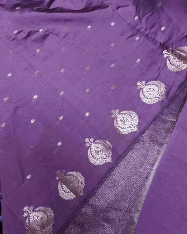 Purple_Banarasi_Soft_Silk_Saree_For_Women