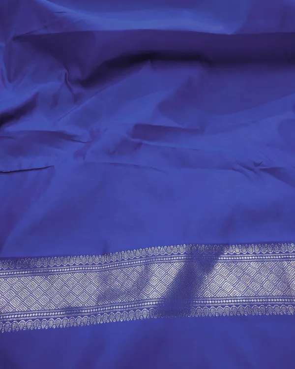 Blue_Banarasi_Soft_Silk_Saree_For_Women