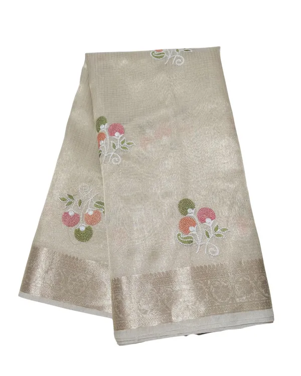 Off_White_Tissue_Saree_For_Women