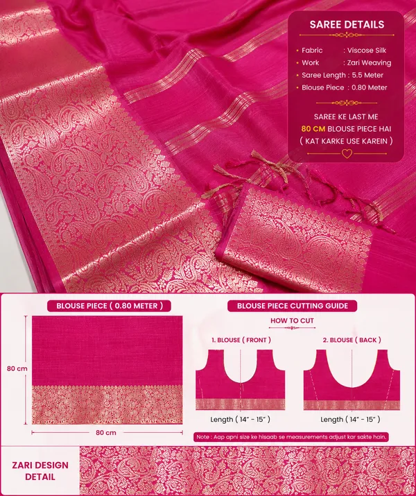 Magenta_Spun_Cotton_Saree_For_Women
