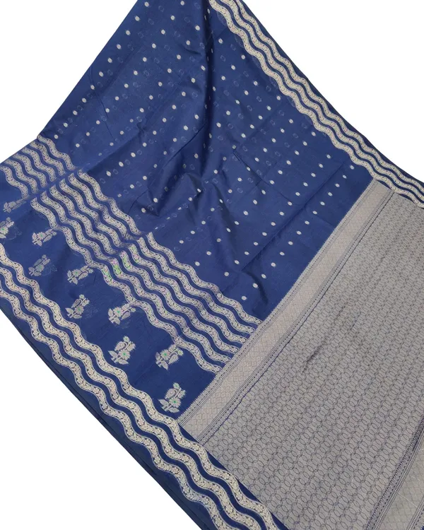 Blue_Reliance_Acrylic_Saree_For_Women