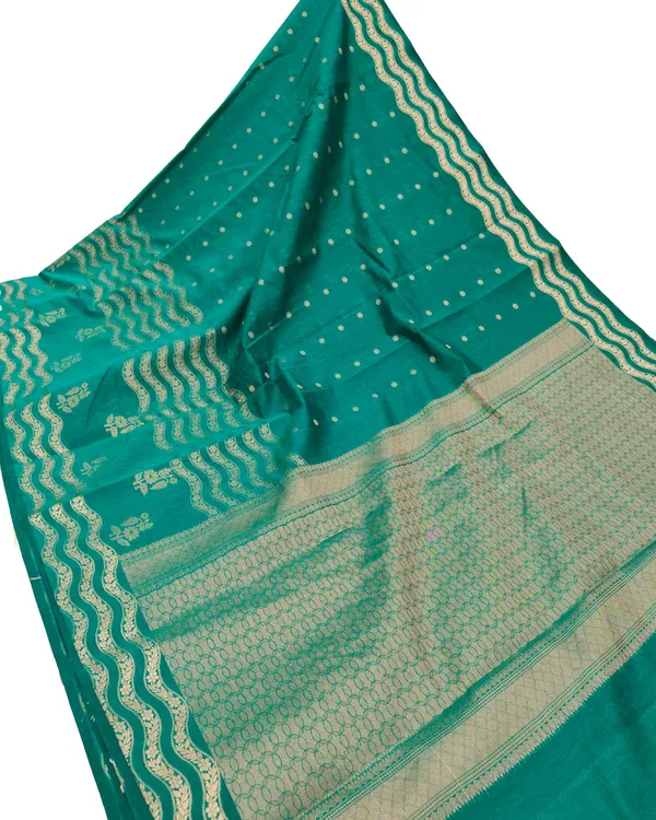 Green_Reliance_Acrylic_Saree_For_Women