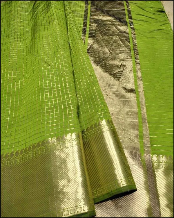 Green_Banarasi_Soft_Silk_Saree_For_Women
