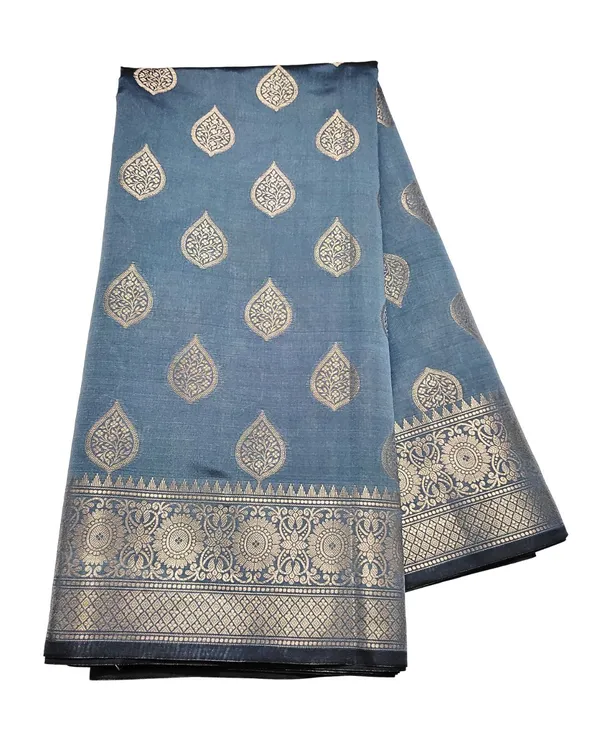 Grey_Soft_Silk_Saree_For_Women