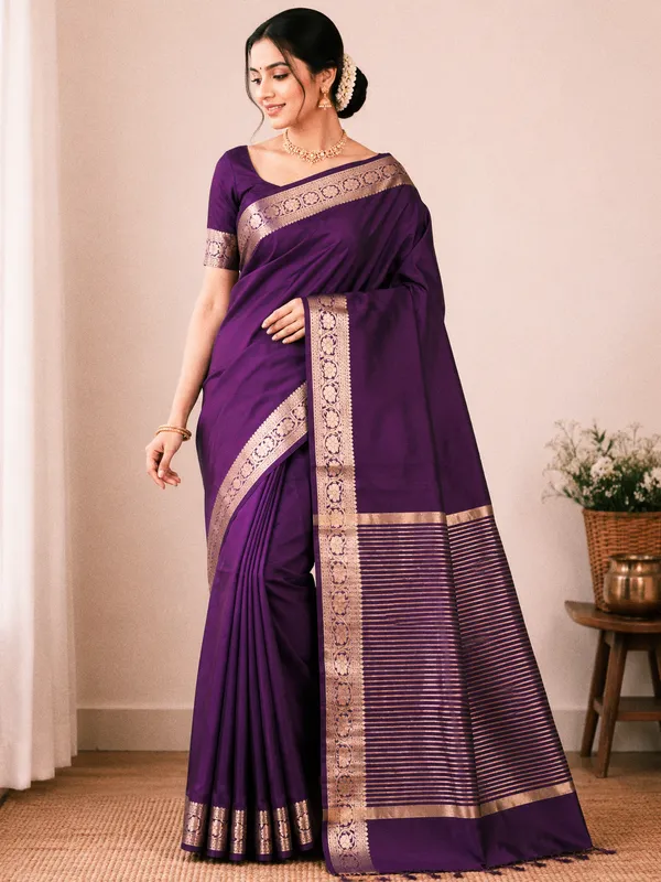 Banarasi_Soft_Silk_Pure_Zari_Border_saree