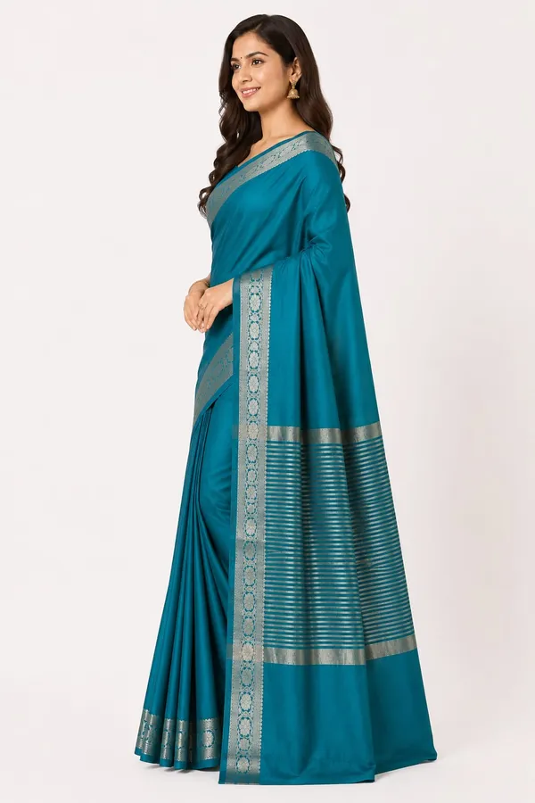 Banarsi__Soft_Silk_Zari_Border_saree