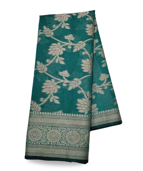Green_Cotton_Saree_For_Women