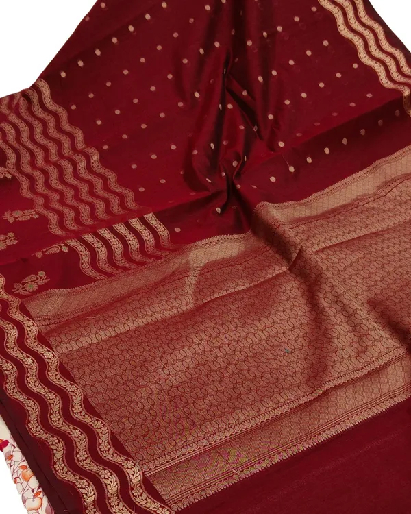 Maroon_Reliance_Acrylic_Saree_For_Women