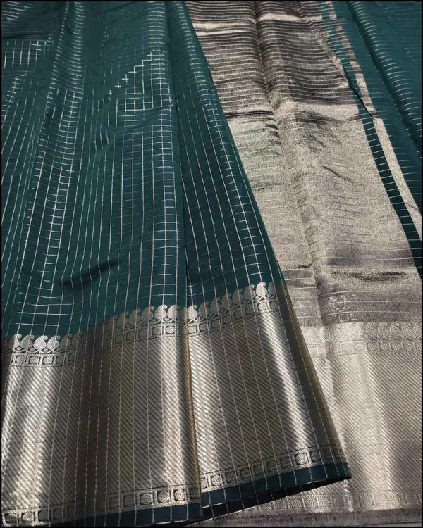 Green_Banarasi_Soft_Silk_Saree_For_Women