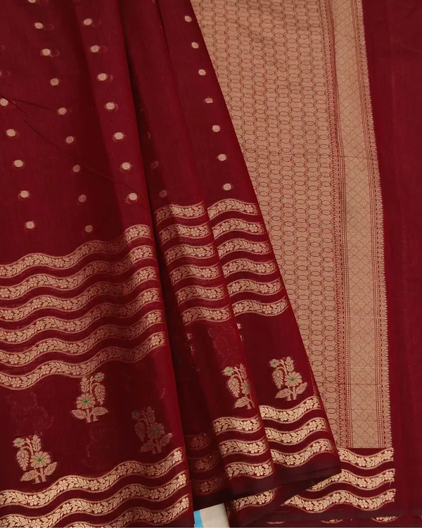 Maroon_Reliance_Acrylic_Saree_For_Women
