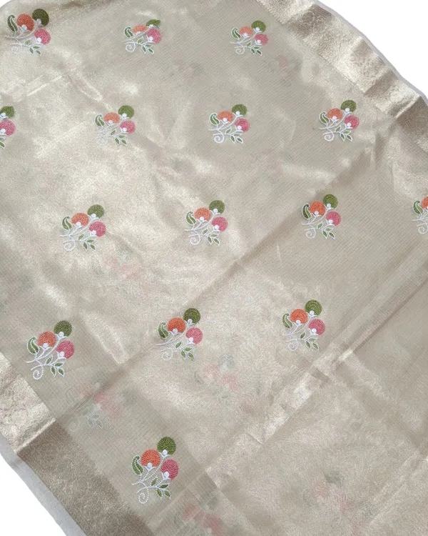 Off_White_Tissue_Saree_For_Women