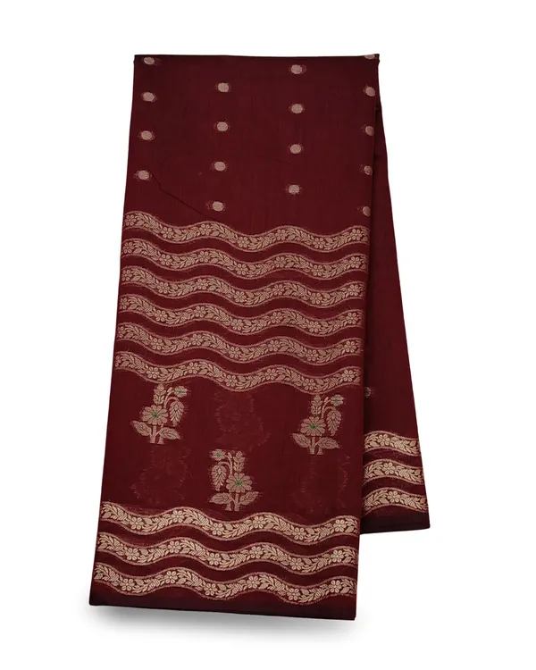 Maroon_Reliance_Acrylic_Saree_For_Women