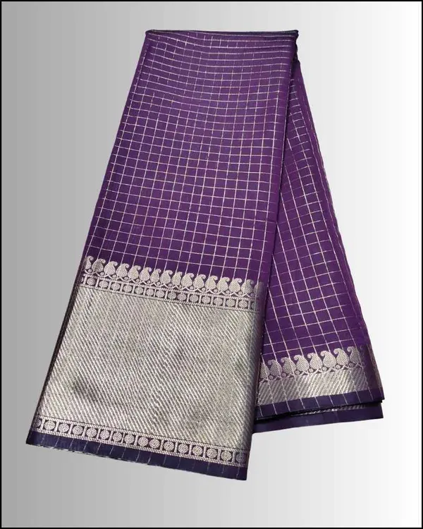 Purple_Banarasi_Soft_Silk_Saree_For_Women