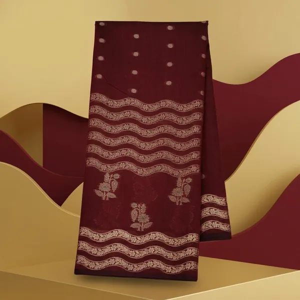 Maroon_Reliance_Acrylic_Saree_For_Women