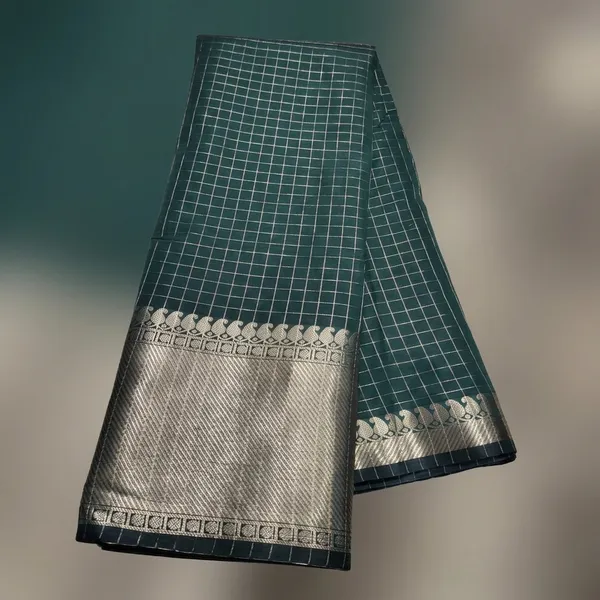 Green_Banarasi_Soft_Silk_Saree_For_Women
