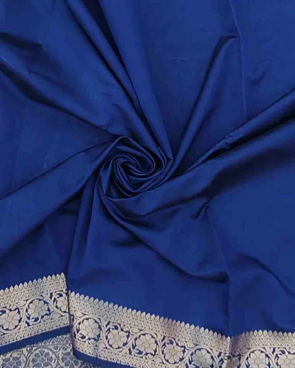 Blue_Banarasi_Soft_Silk_Saree_For_Women