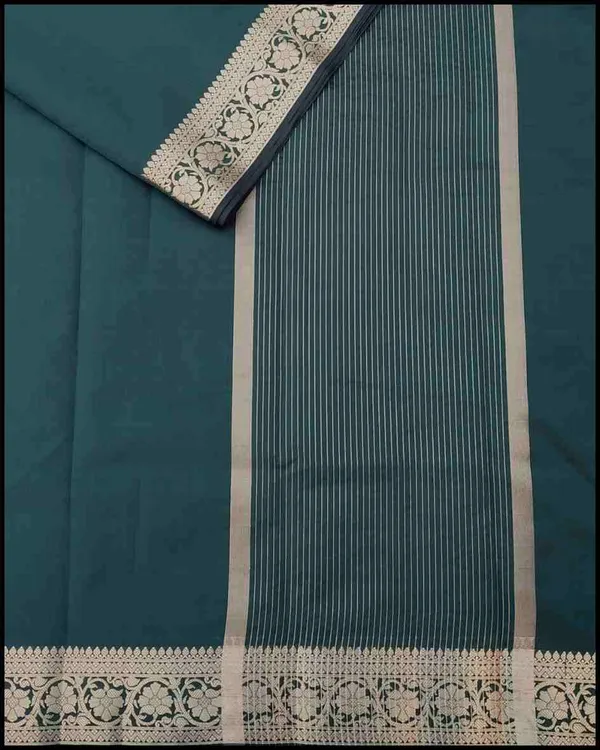 Green_Banarasi_Soft_Silk_Saree_For_Women