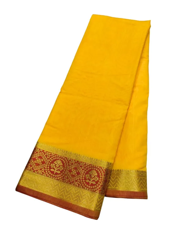 Yellow_Cotton_Saree_For_Women