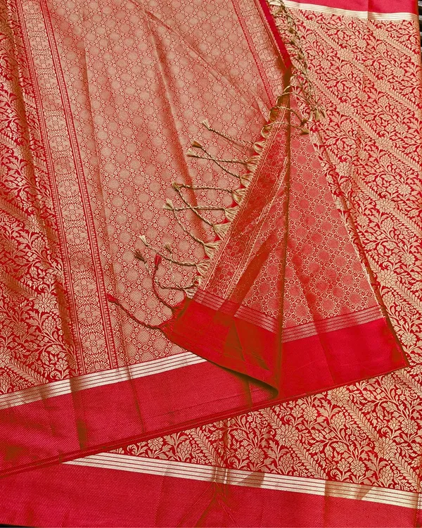 Red_Banarasi_Soft_Silk_Saree_For_Women