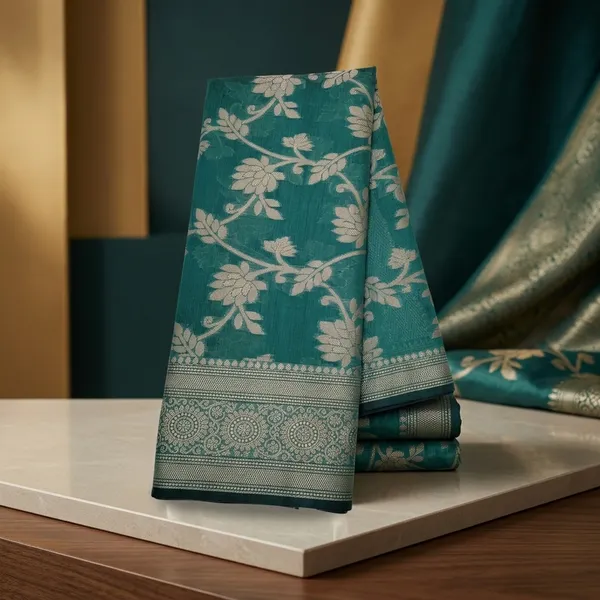 Green_Cotton_Saree_For_Women
