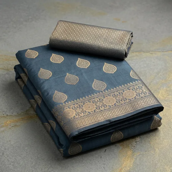 Grey_Soft_Silk_Saree_For_Women