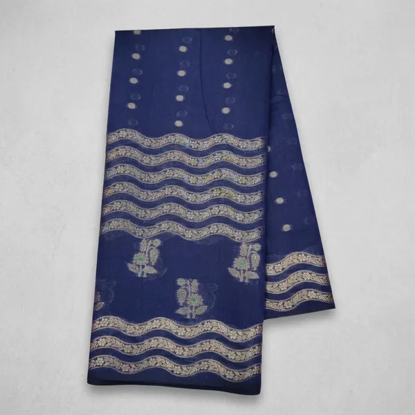 Blue_Reliance_Acrylic_Saree_For_Women