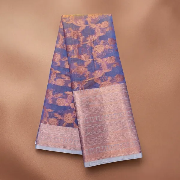Blue_Banarasi_Silk_Saree_For_Women