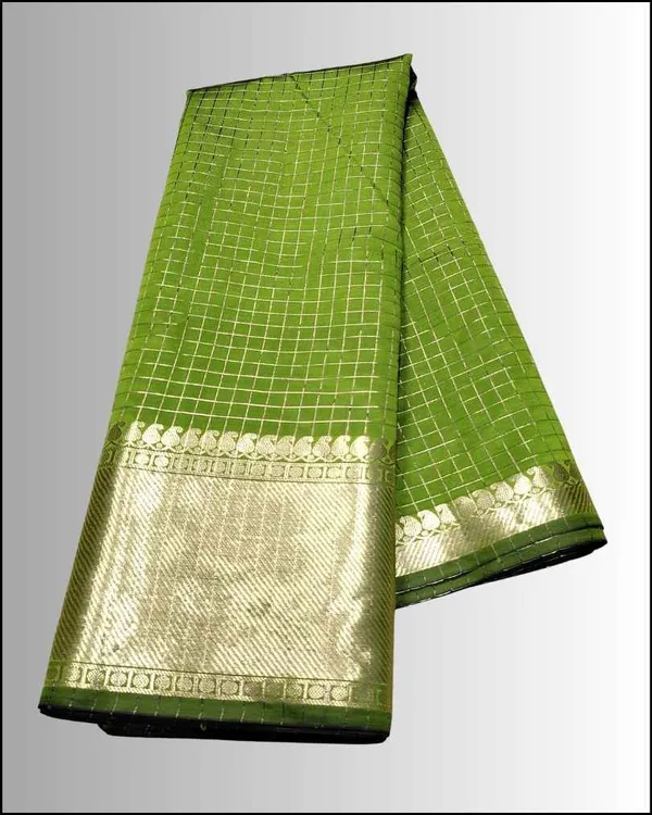 Green_Banarasi_Soft_Silk_Saree_For_Women