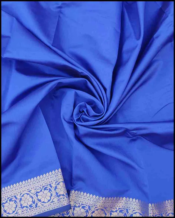 Blue_Banarasi_Soft_Silk_Saree_For_Women
