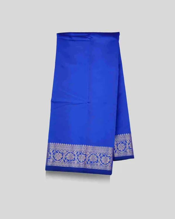 Blue_Banarasi_Soft_Silk_Saree_For_Women