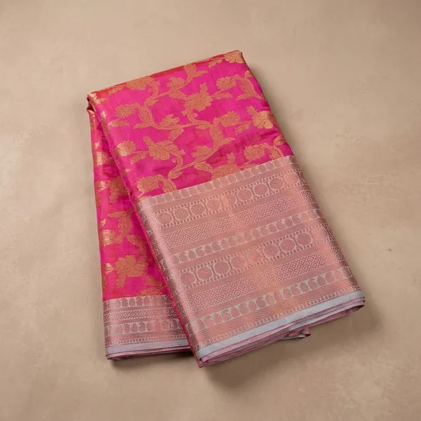 Pink_Banarasi_Silk_Saree_For_Women