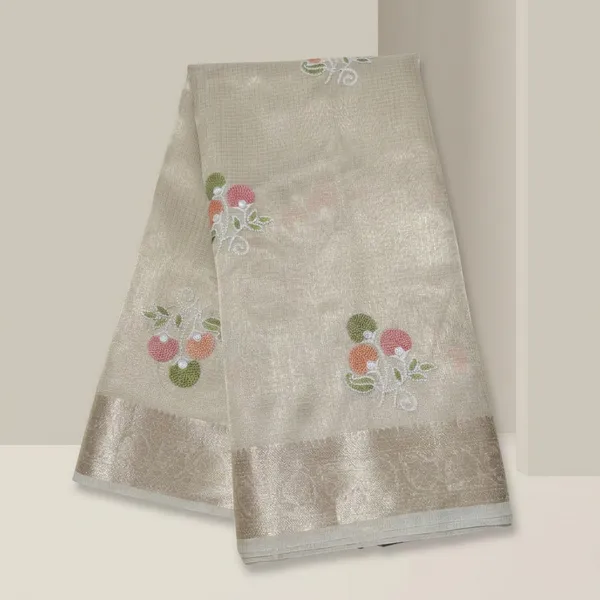 Off_White_Tissue_Saree_For_Women