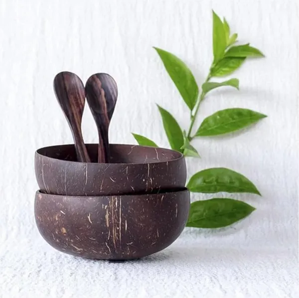 Coconut_Shell_Round_Shape_Serving_Bowl_With_Spoon_(Pack_of_2_)