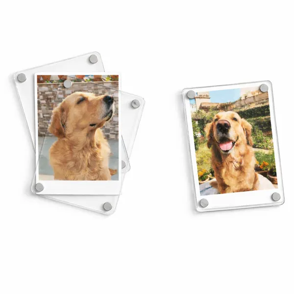 Premium_Magnetic_Acrylic_Photo_Frames_Small_Frame_Fridge_Magnet_Instant_Camera_Prints_2.5X3.5_Inch_Pack_Of_2