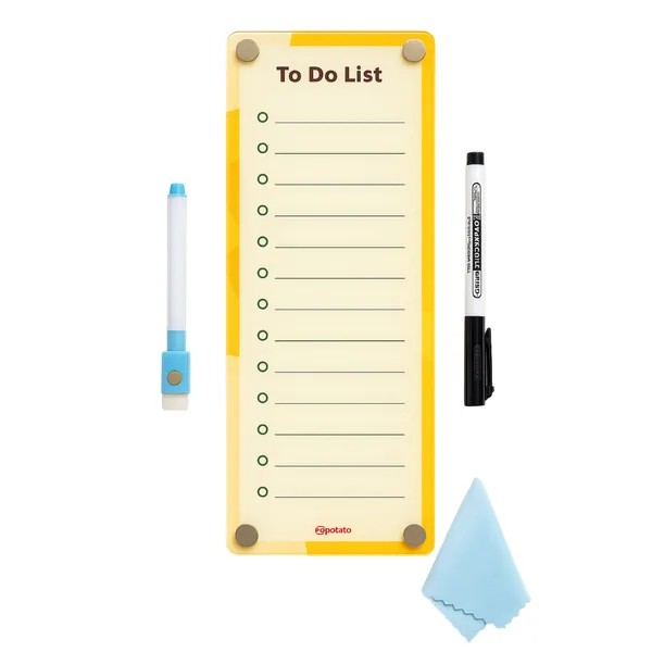 Magnetic_Acrylic_Fridge_Weekly_Planner_Family_Calendar_Daily_Routine_Organiser_Reusable_Fridge_Magnet_Board_24X10_Cm_Yellow