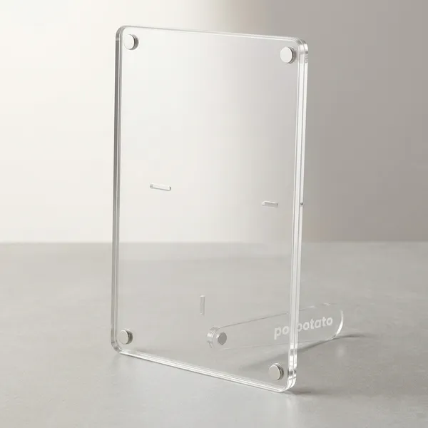 4X6_Inch_Acrylic_Magnetic_Photo_Frame_Dual_Use_Clear_Frame_For_Fridge_Desk_Table_Top_Desk_Double_Sided_Floating_Display_Transparent_Acrylic_Frame_For_Home_Office_Set_Of_1