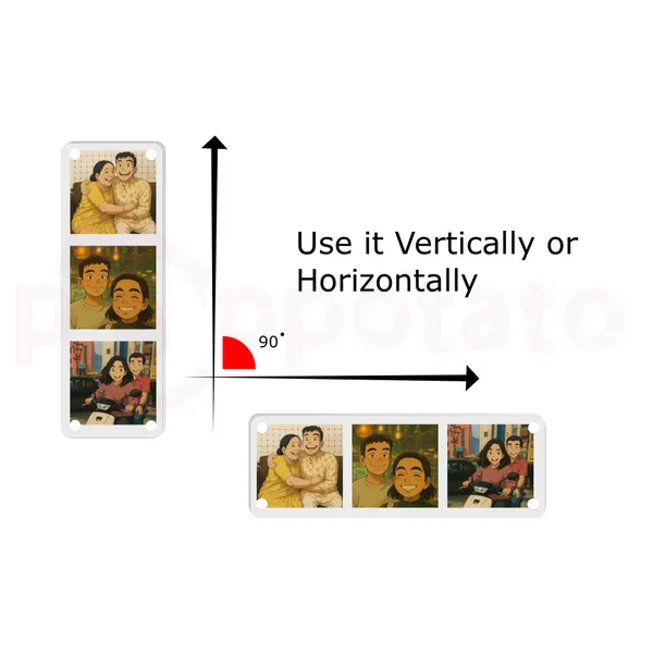 Vertical_Strip_For_3_Photos_Slim_6.5X2_Inch_Photo_Booth_Frame_-_Pack_Of_2_Set