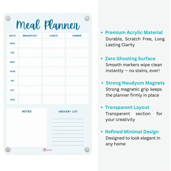 Acrylic_Weekly_Meal_Planner_Magnetic_Fridge_And_Todo_Board_With_2_Marker_A4_Size_Premium_And_Durable_Perfect_For_Meal_Planning_Shopping_Lists_Notes_Home_And_Office_Use_Blue