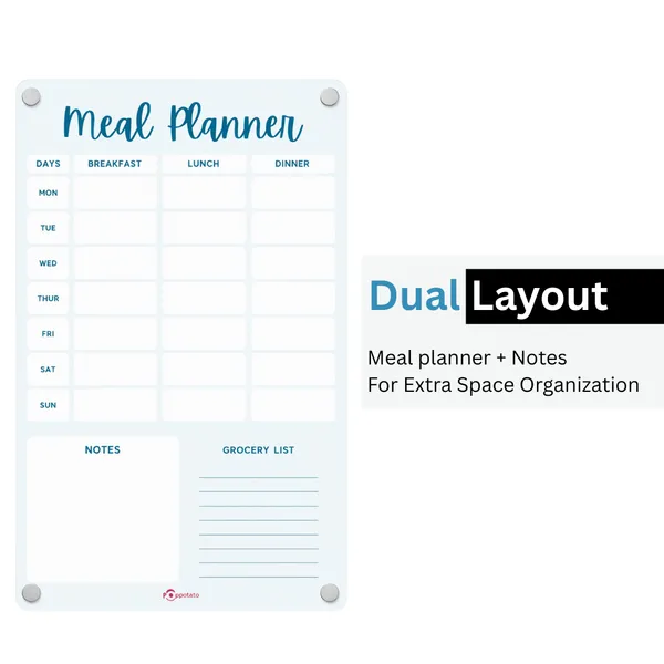 Acrylic_Weekly_Meal_Planner_Magnetic_Fridge_And_Todo_Board_With_2_Marker_A4_Size_Premium_And_Durable_Perfect_For_Meal_Planning_Shopping_Lists_Notes_Home_And_Office_Use_Blue