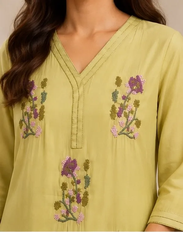 Lime_Green_Floral_Embroidered_Kurta_Set_with_Dupatta