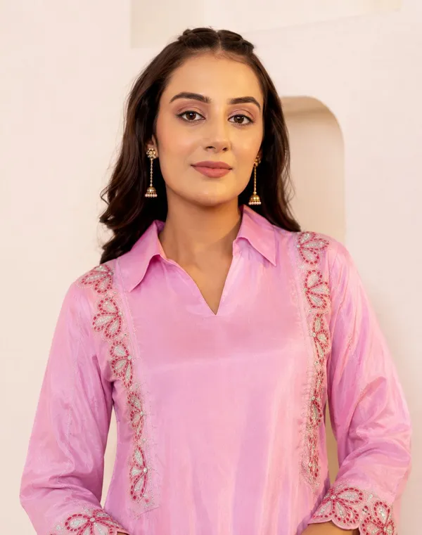 Pink_Embroidered_Straight_Kurta_Set_For_Women