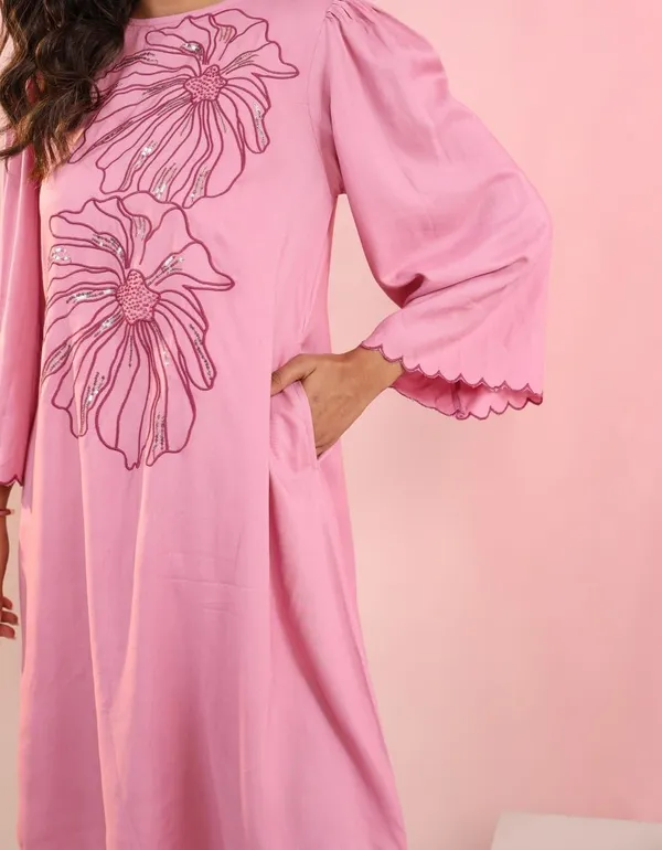 Pink_Floral_Embroidered_Kurta_Set_With_Palazzo_For_Women