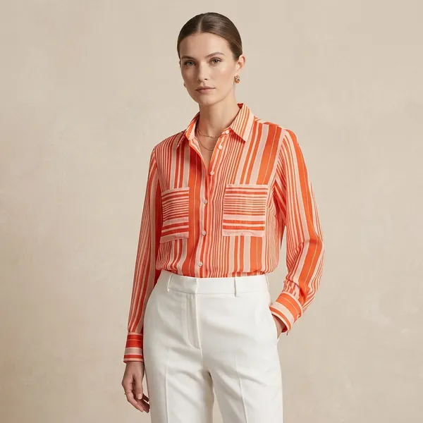 Orange_Striped_Cotton_Relaxed_Fit_Shirt_For_Women